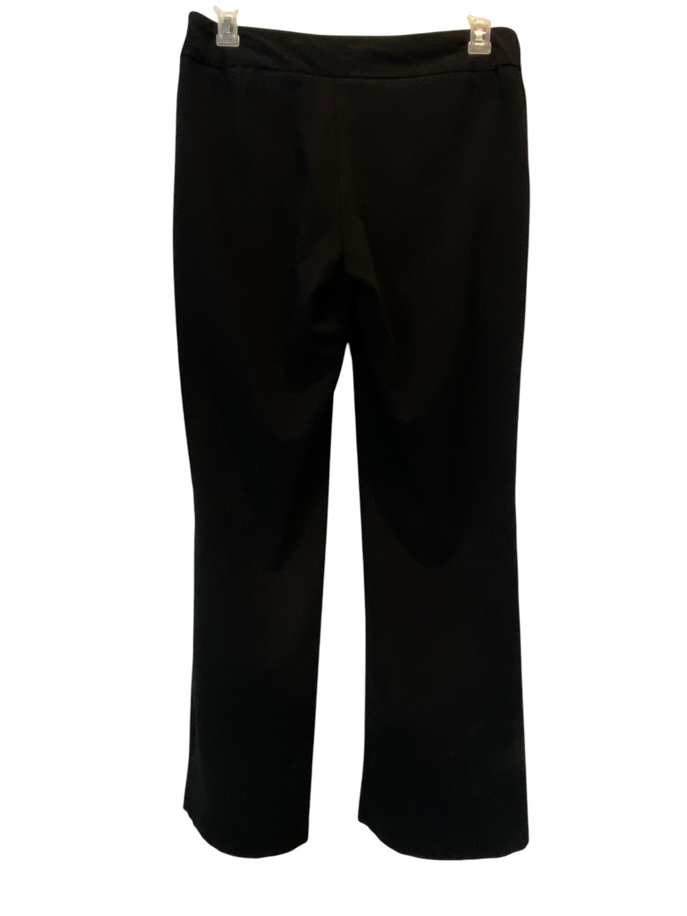 DRESS BARN Women size 10 Black dress workwear Pants. straight leg pull on style